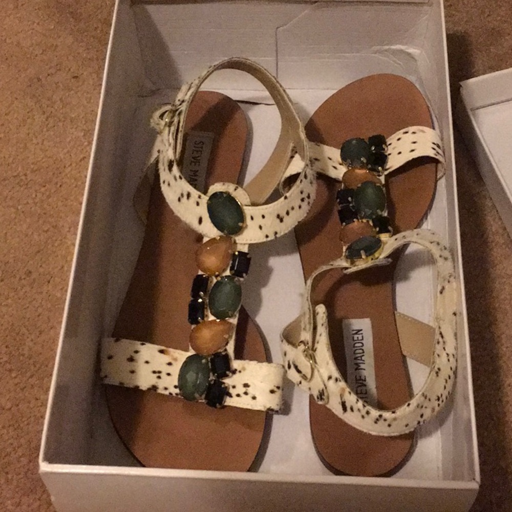 SM jeweled sandals